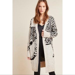 Anthropologie x Moth Lucerne Leopard Cardigan